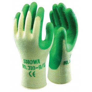 Showa Grip 310, groen/geel Maat M Showa Grip 310, groen/geel