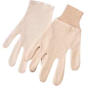 Interlock handschoen van 100% katoen, herenmaat (200 grams) Maten 10 