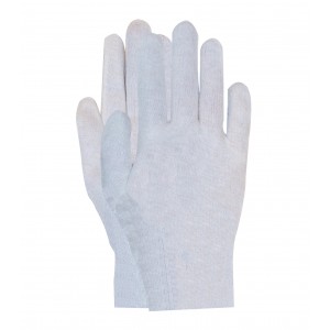 Interlock handschoen van 100% katoen, damesmaat (180 grams) Maten 7 