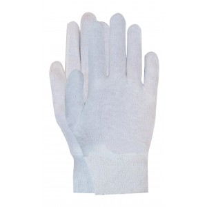 Interlock handschoen, herenmaat met manchet, zware kwaliteit (325 grams) Maten 10 