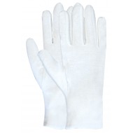 Interlock handschoen van 100% katoen, wit gebleekt Maat 10 