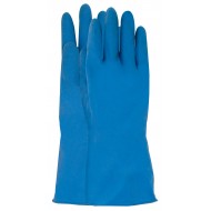 Huishoudhandschoen latex, blauw Maat 10 Huishoudhandschoen latex, blauw
