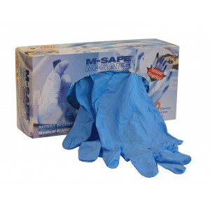 M-Safe nitrile 3280 handschoenen, ongepoederd Maat 8 