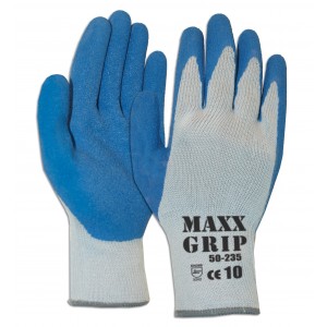 Maxx-Grip 50-235, grijs/blauw Maat 8 Maxx-Grip 50-235, grijs/blauw