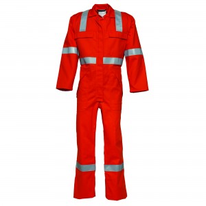HaVeP 5safety overall FR-AST 2033, oranje Maat 64 
