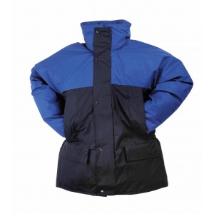 Sioen Flexothane Classic winterregenparka 4899 Amsterdam, blauw/k.blauw Maat S 