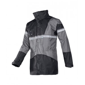 Sioen Siopor Ultra 4-in-1 parka 288A Cloverfield, grijs/zwart Maat 4XL 