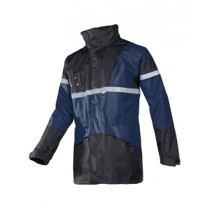 Sioen Siopor Ultra 4-in-1 parka 288A Cloverfield, m.blauw/zwart Maat L 