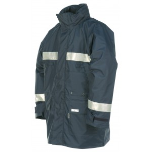 Sioen Siopor parka FR-AST 3085 Hanson, marineblauw Maat 3XL 