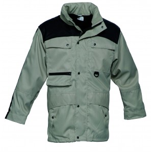 HaVeP Construction Line parka 4199, kaki/zwart Maat M 