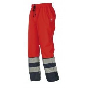 Sioen Siopor broek FR-AST 5729 Gladstone, rood/marineblauw Maat XXL 