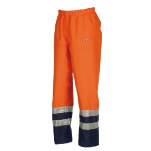 Sioen Sio-Start broek FR-AST 5874 Tielson, oranje/marineblauw Maat M 