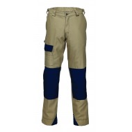 HaVeP Constructor werkbroek 80013, kaki/marineblauw Maat 46 