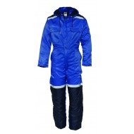 HaVeP Basic winteroverall 2206, korenblauw/blauw Maat 48 