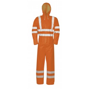 Sioen Flexothane Classic overall 6936 Etna, oranje Maat L 