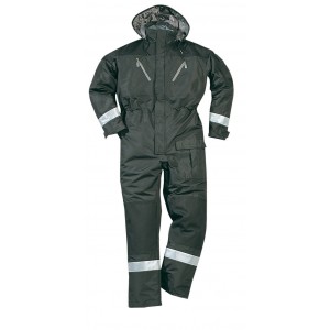 Fristads Kansas overall 100362, zwart/grijs Maat L 