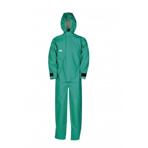 Sioen Chemflex overall 6203 Zurich, groen Maat 3XL 