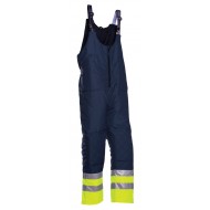 Sioen nICEWEAR diepvries Amerikaanse overall 6147 Dalvik, geel/marineblauw Maat 3XL 