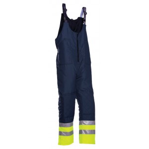 Sioen nICEWEAR diepvries Amerikaanse overall 6147 Dalvik, geel/marineblauw Maat XXL 