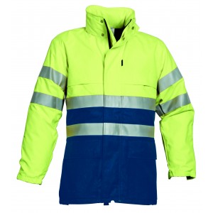 HaVeP Multi Protector parka FR-AST 40001, geel/marineblauw Maat XL 