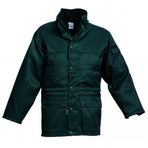 HaVeP Basic parka 4077, flessengroen Maat M 