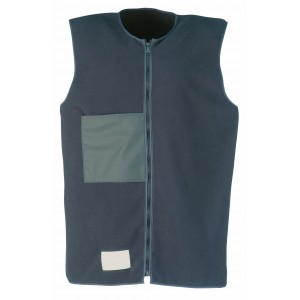 Sioen fleece voering FR 7761 Molenbaix, zonder mouwen, marineblauw Maat 4XL 