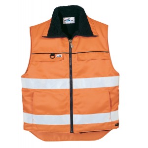 Fristads Kansas bodywarmer 100139, oranje Maat S 