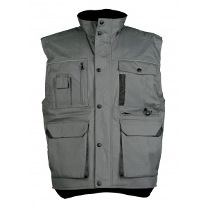 Sioen bodywarmer 087A, grijs Maat XXL 