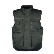 Sioen bodywarmer 087A, zwart Maat 3XL 