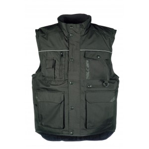 Sioen bodywarmer 087A, zwart Maat L 