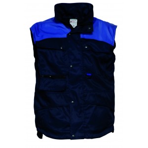 HaVeP Construction Line bodywarmer 5206, blauw/k.blauw Maat M 