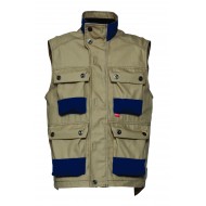 HaVeP Constructor bodywarmer 50013, kaki/marineblauw Maat 3XL 