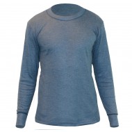 Viloft Thermal shirt lange mouw, blauw Maat L 