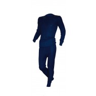 Viloft Thermal shirt korte mouw, blauw Maat L 