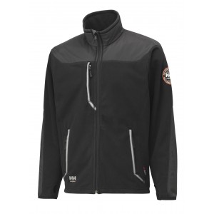 Helly Hansen fleecejas 72048 Barnaby, zwart/grijs Maat S 