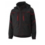 Helly Hansen jack 71333 Kiruna, zwart/rood Maat 3XL 