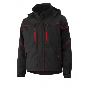 Helly Hansen jack 71333 Kiruna, zwart/rood Maat XL 