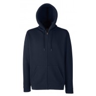 Fruit of the Loom hooded sweater met rits 62-034-0, marineblauw Maat L 