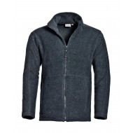 Santino Polarfleece jack Bormio, antraciet Maat L 