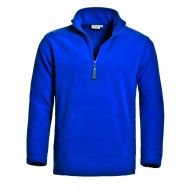 Santino Polarfleece sweater Serfaus, korenblauw Maat 3XL 