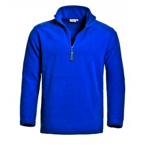 Santino Polarfleece sweater Serfaus, korenblauw Maat M 