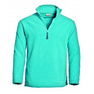 Santino Polarfleece sweater Serfaus, aqua Maat M 