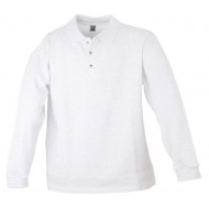 Logostar polosweater, wit Maat XXL 
