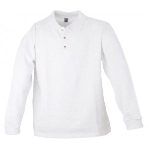 Logostar polosweater, wit Maat XXL 
