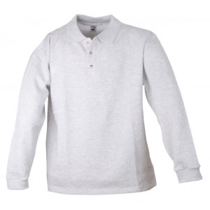 Logostar polosweater, grijs Maat M 