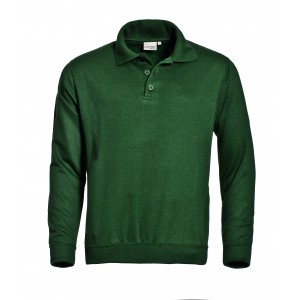 Santino polosweater Robin, donkergroen Maat S 