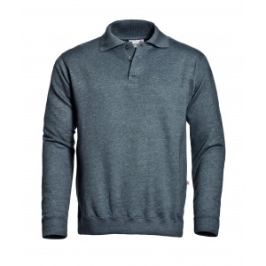 Santino polosweater Robin, donkergrijs Maat 3XL 