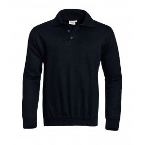 Santino polosweater Robin, zwart Maat S 