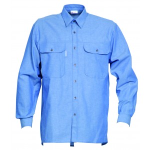 HaVeP Basic overhemd 1624, lichtblauw Maat 4XL 