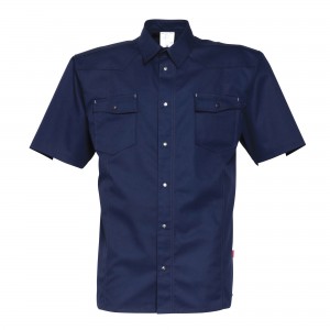 HaVeP Basic overhemd 1654, marineblauw Maat L 